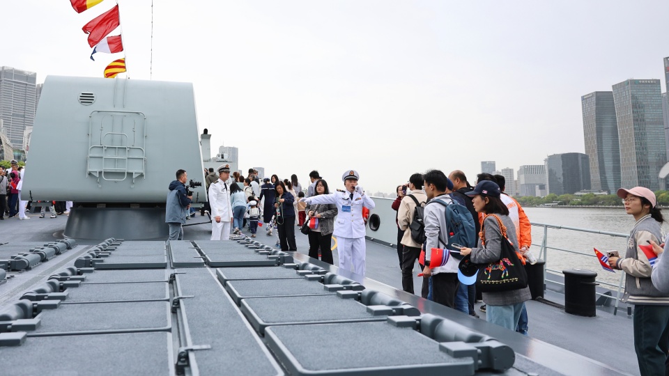 Chinese PLA Navy opens barracks to public to mark 77th anniversary