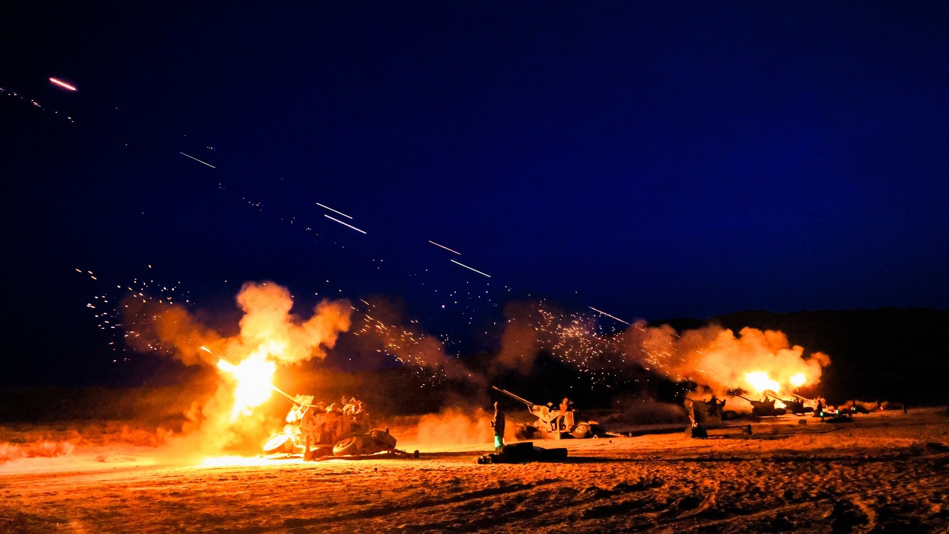 Multiple Weapons in Live-Fire Training