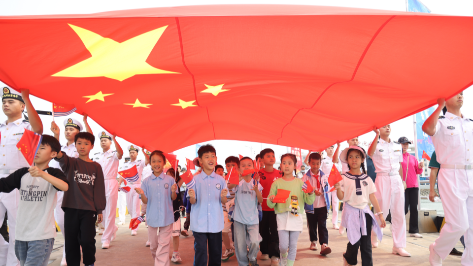 Teenagers and Children at Open Ship Day Events of Chinese PLA Navy