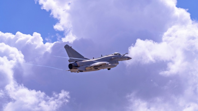 J-10 fighter jet soars into sky