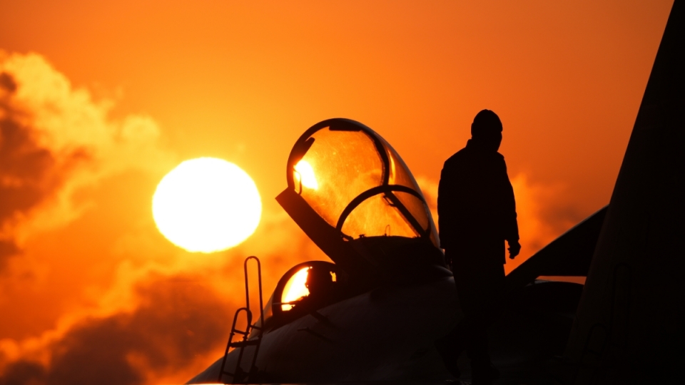 J-11 fighter jets in training