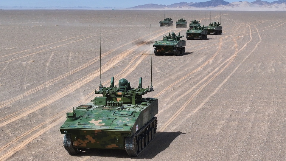 Anti-armor carriers on the move