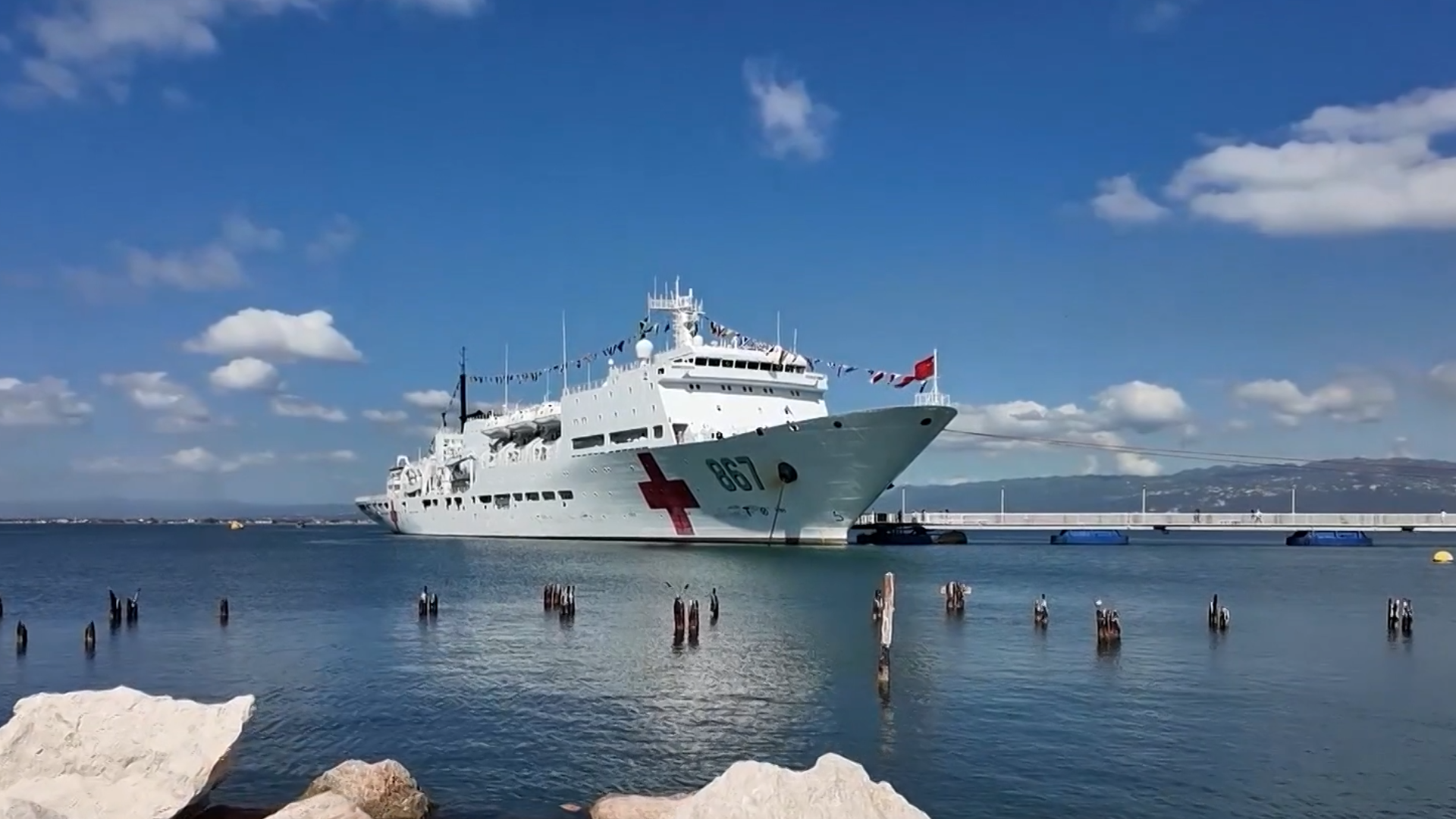 China's naval hospital ship Silk Road Ark leaves Jamaica for Barbados