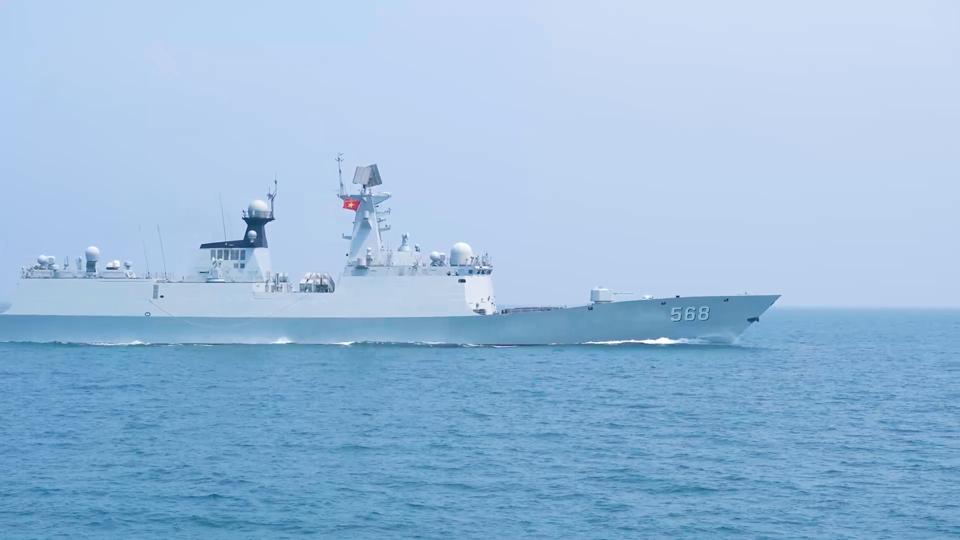 China and Vietnam Complete 40th Joint Naval Patrol in Beibu Gulf with Training Exercises