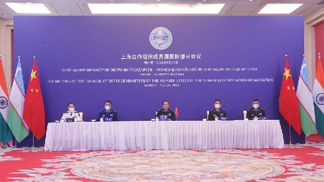 Chinese defense chief delivers video speech at SCO defense ministers meeting
