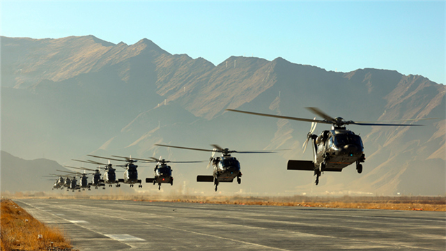 Helicopters lift off for first training in 2022