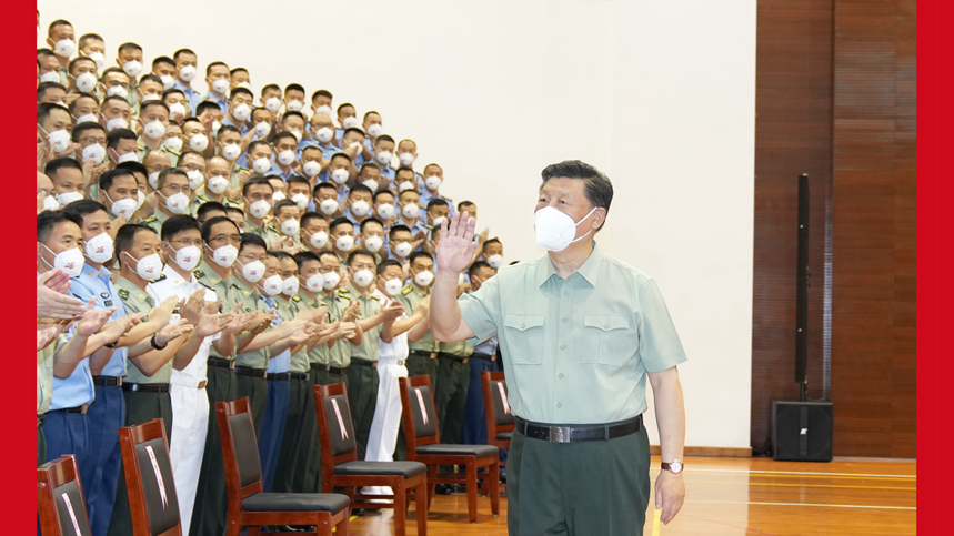 Xi inspects PLA garrison in Hong Kong