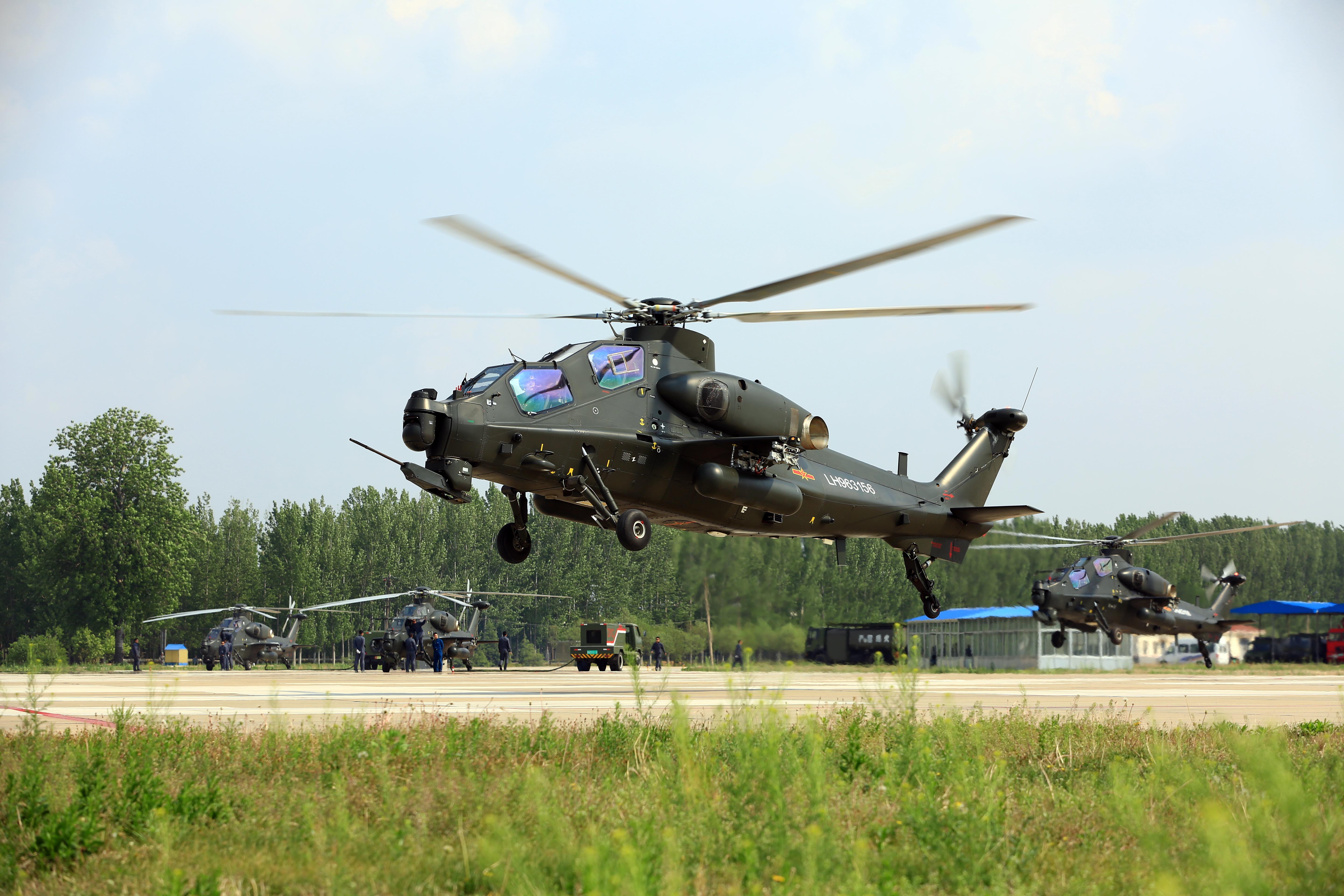 Attack Helicopters Lift Off For Training Ministry Of National Defense