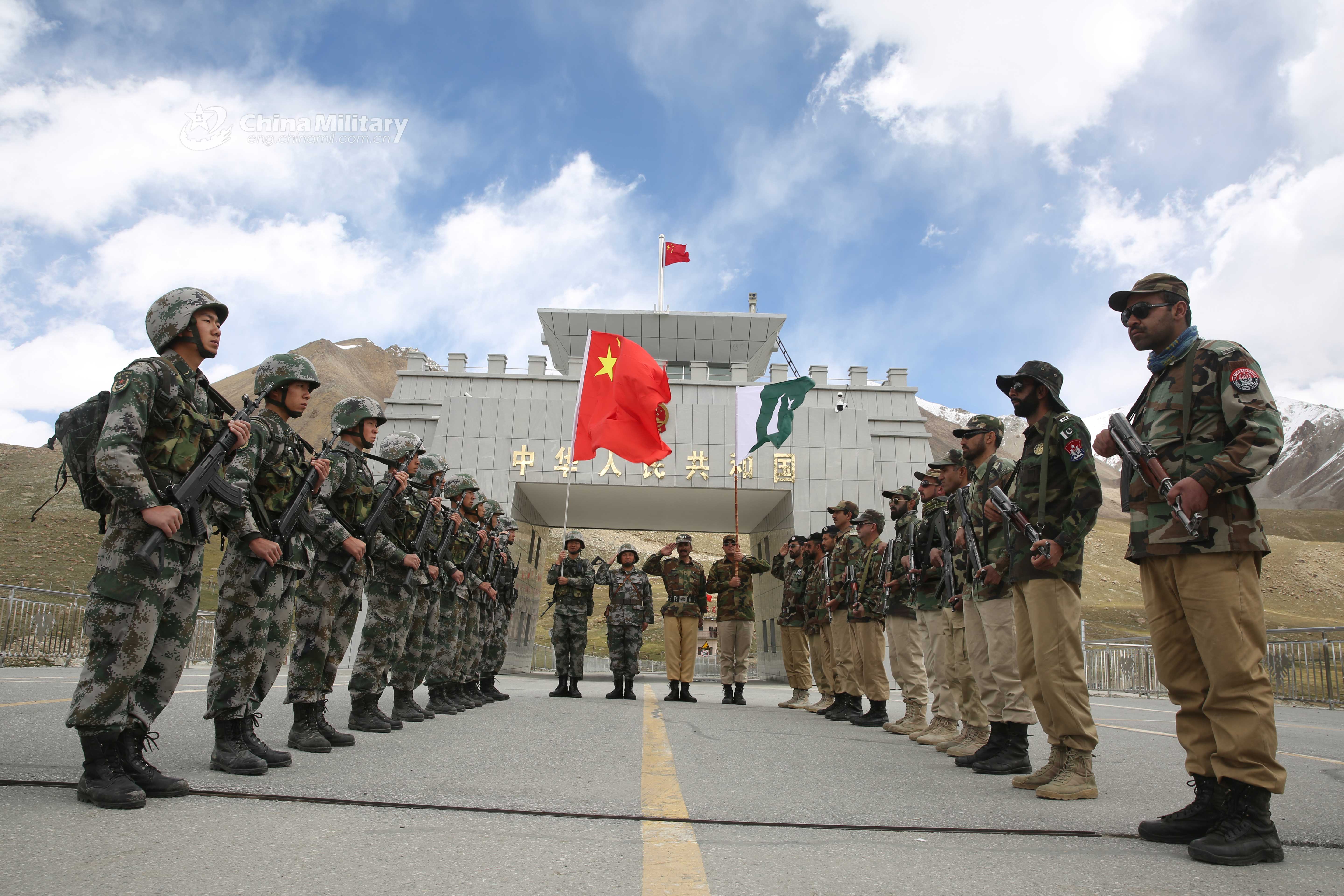 china-pakistan-conduct-joint-border-patrol-ministry-of-national-defense