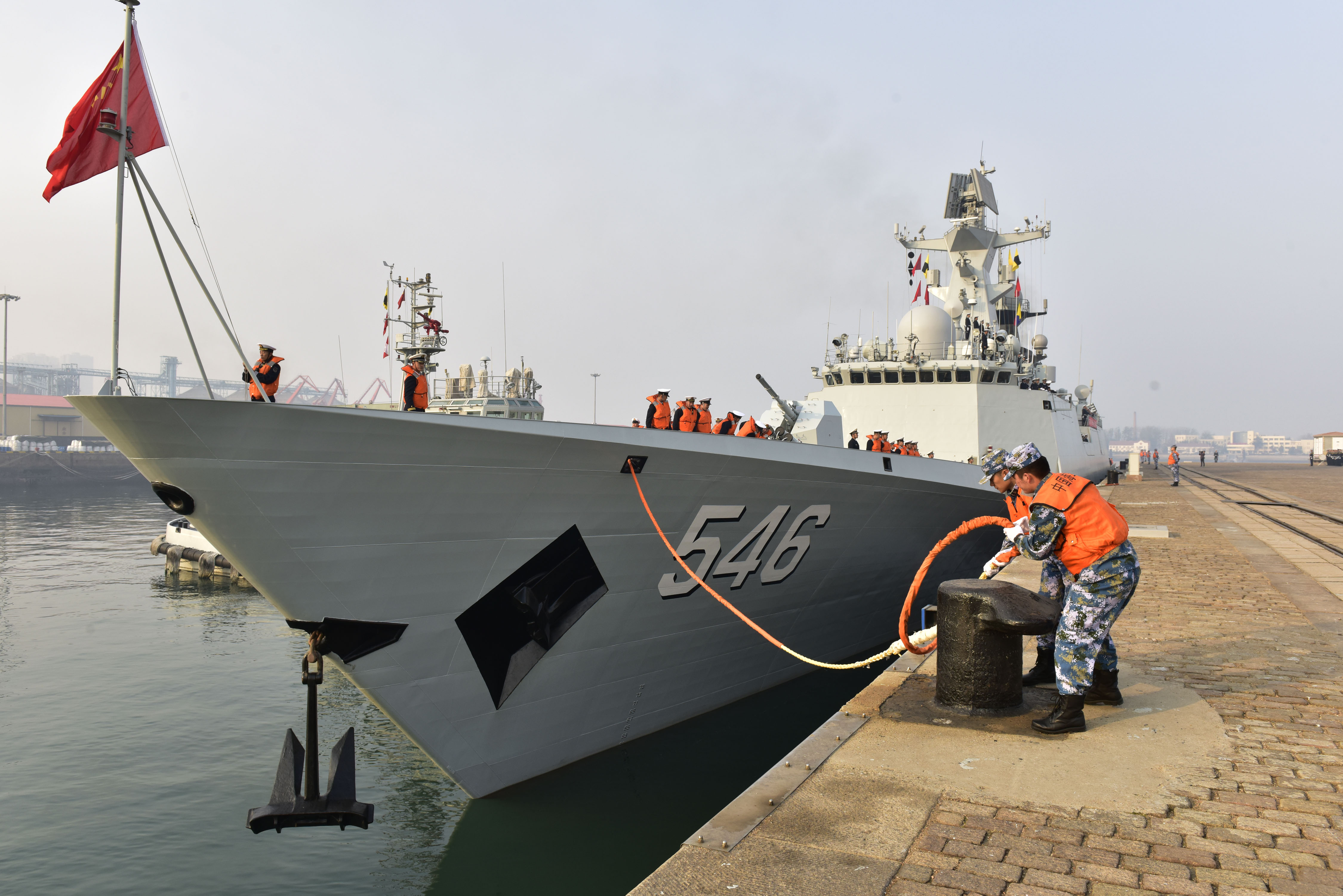 28th Chinese naval escort taskforce sets sail fo