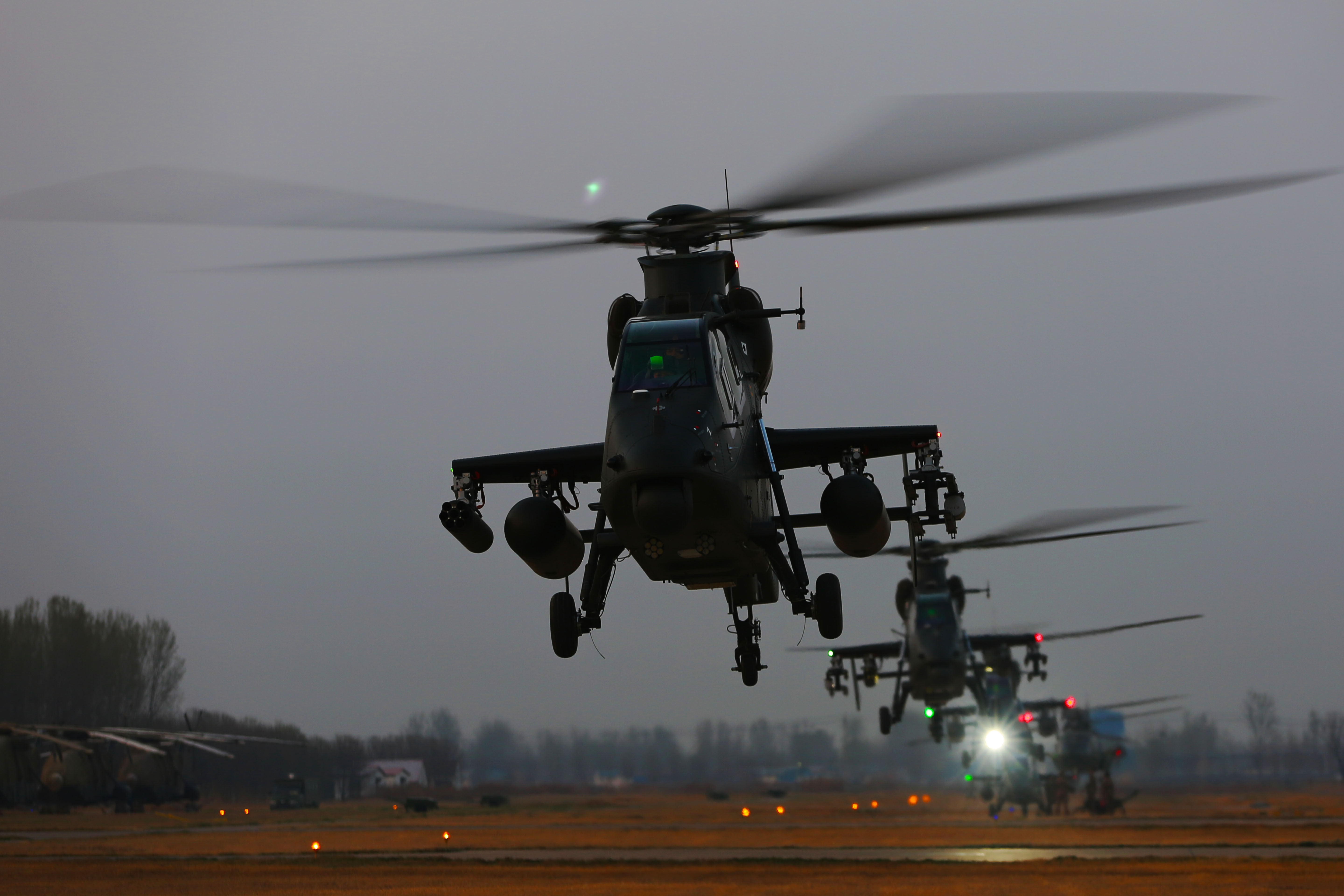 helicopters-night-flight-ministry-of-national-defense