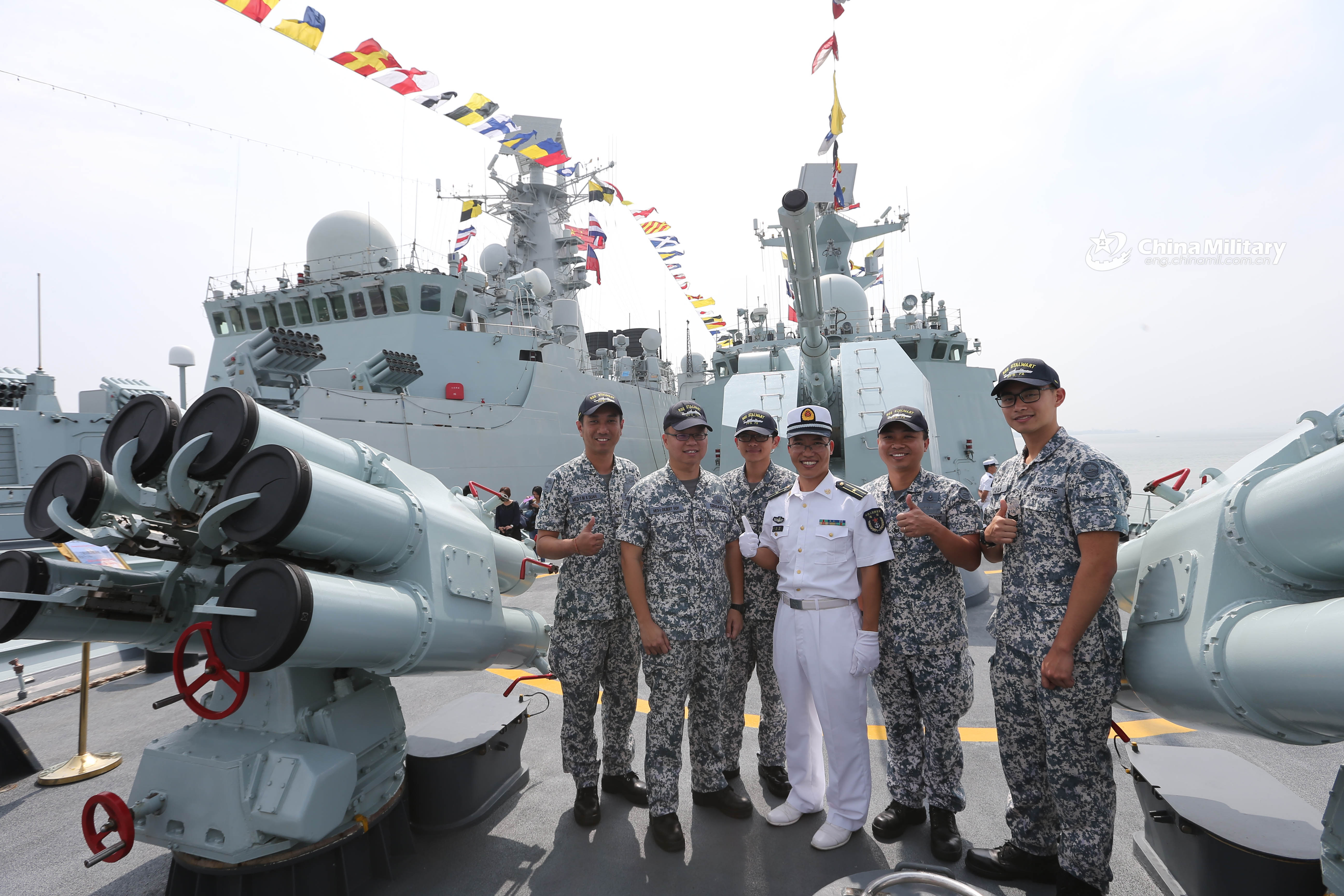 Ship open day activities in ASEANChina Maritime Exercise 2018