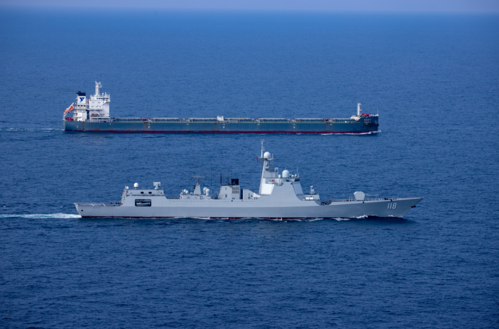 China S 39th Naval Escort Taskforce Completes Escort Mission Ministry