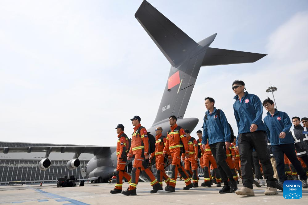 Chinese rescue teams arrive in Beijing from Myanmar - Ministry of ...