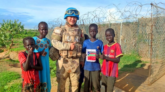 World Smile Day in Chinese Peacekeeping Camp