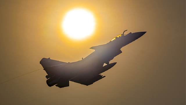 J-10 fighter jets in day-and-night training