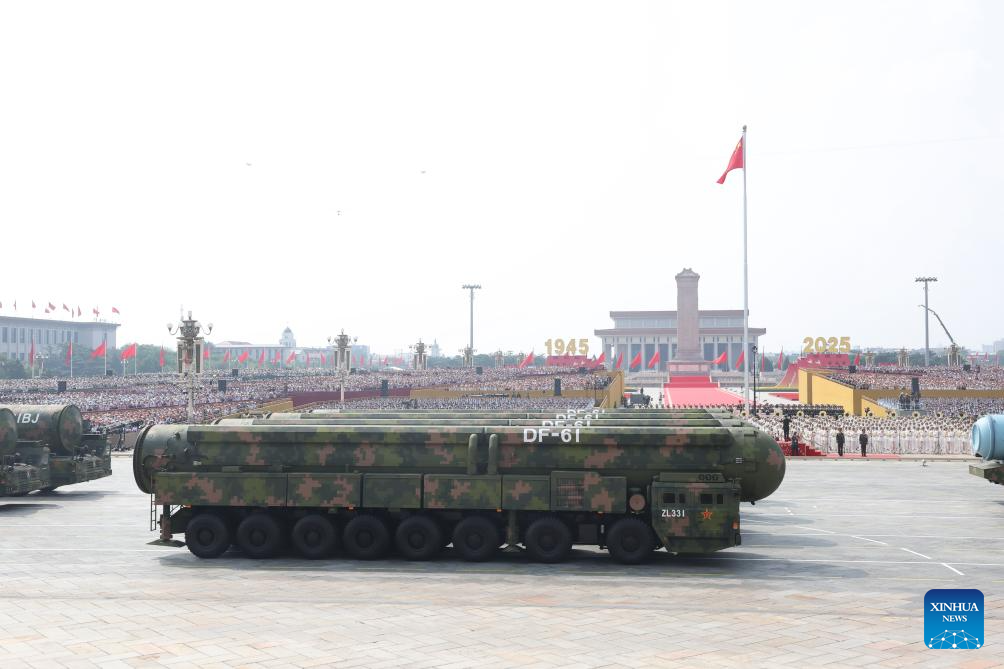 (V-Day) China unveils nuclear triad for first time in parade - Ministry ...