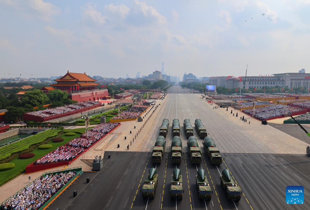 (V-Day) China unveils nuclear triad for first time in parade - Ministry ...