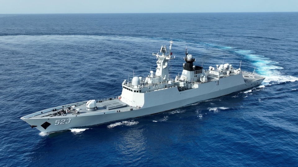 47th Chinese naval escort taskforce conducts multi-subject training in Gulf of Aden