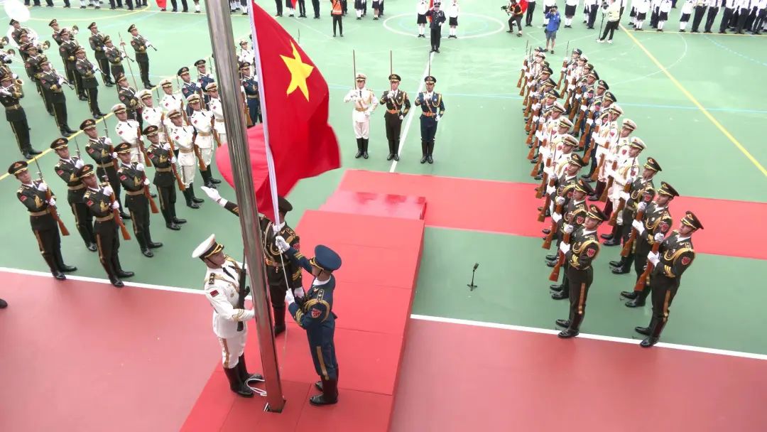 Ceremony Held To Mark 20th Anniversary Of Association Of Hong Kong Flag Guards Ministry Of 4571